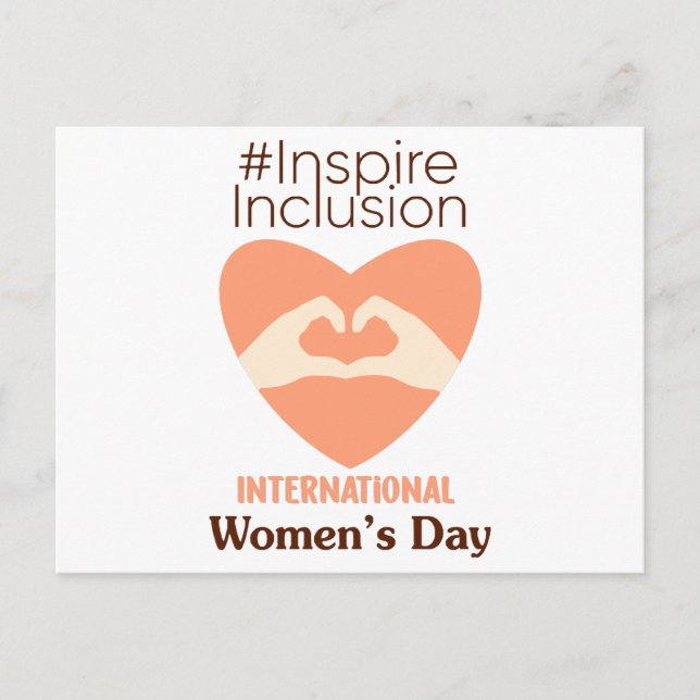 Postal Día Internacional de la Mujer 2024 Inspirar Inclus (Anverso)