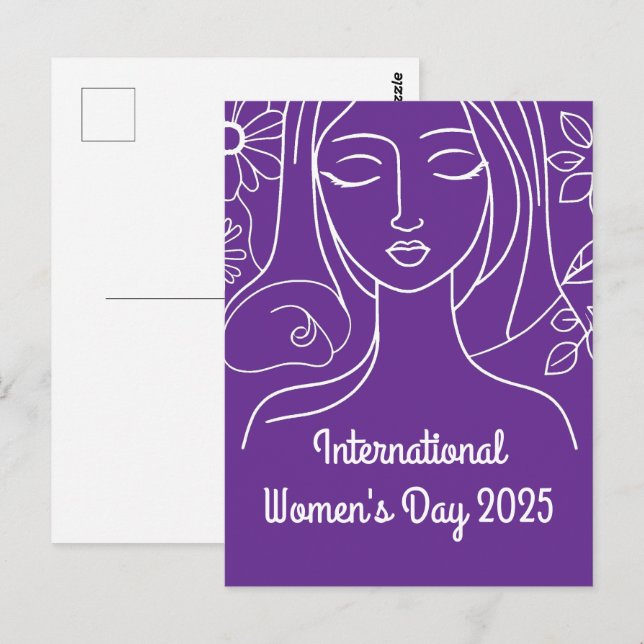 Postal Día Internacional de la Mujer 2025 (Anverso / Reverso)