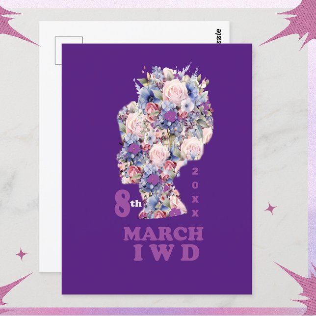 Postal Día Internacional de la Mujer 2025: Celebrar Femin (Subido por el creador)