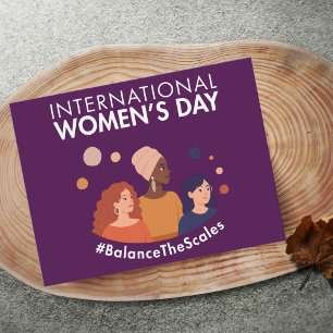 Postal Día Internacional de la Mujer 2026 Equilibra la Ba