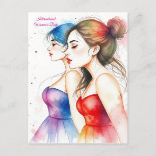 Postal Día Internacional de la Mujer 8 de marzo