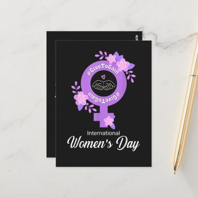 Postal Día Internacional de la Mujer 8 de marzo (Anverso/Reverso In Situ)