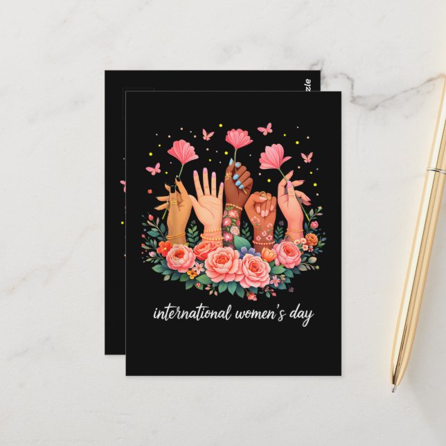 Postal Día Internacional de la Mujer 8 marzo 2026 (Anverso/Reverso In Situ)
