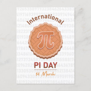 Postal Día Internacional De La Pi