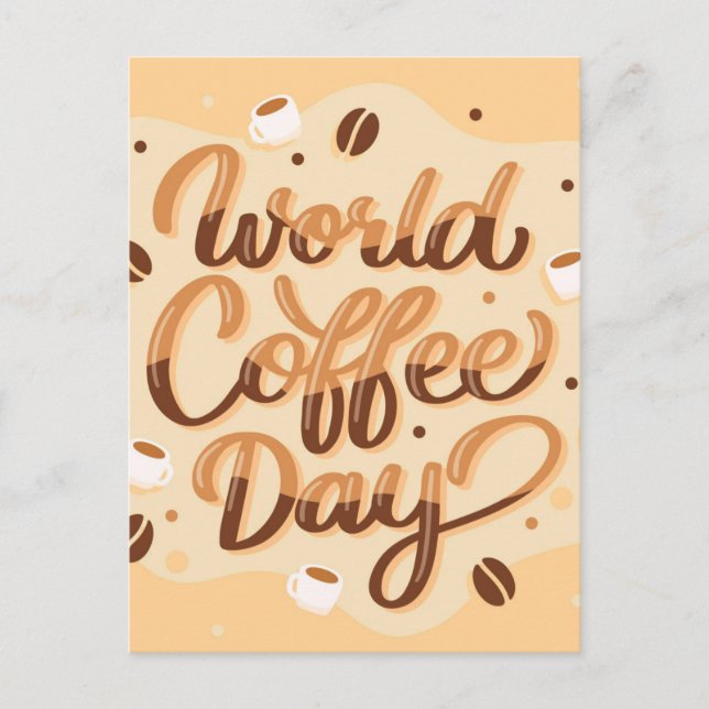 Postal Día Internacional del Café (Anverso)