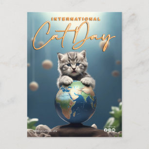 Postal Día Internacional del Gato
