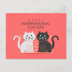 Postal Día Internacional del Gato