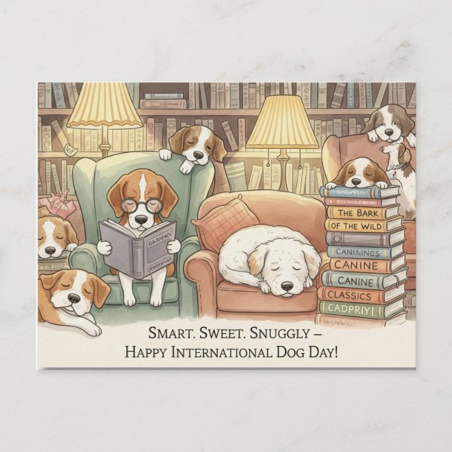 Postal Día Internacional del Perro Perro (Anverso)