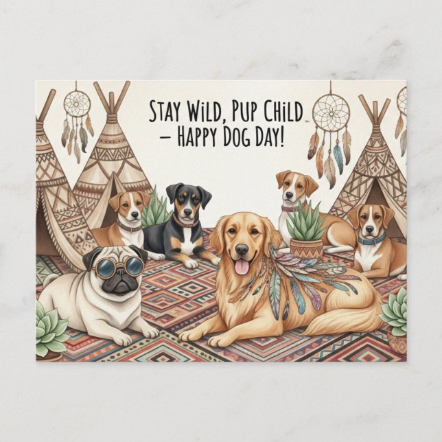 Postal Día Internacional del Perro Perro (Anverso)