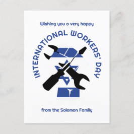 Postal DÍA Internacional del Trabajo en ISRAEL