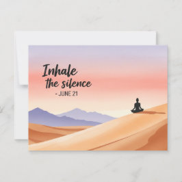 Postal Día Internacional del Yoga