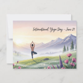 Postal Día Internacional del Yoga