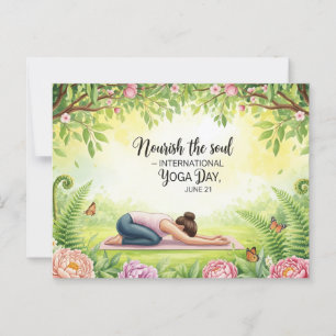 Postal Día Internacional del Yoga