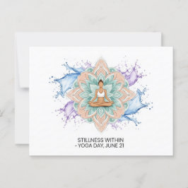 Postal Día Internacional del Yoga