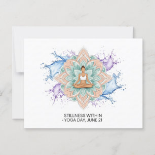 Postal Día Internacional del Yoga