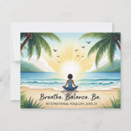 Postal Día Internacional del Yoga