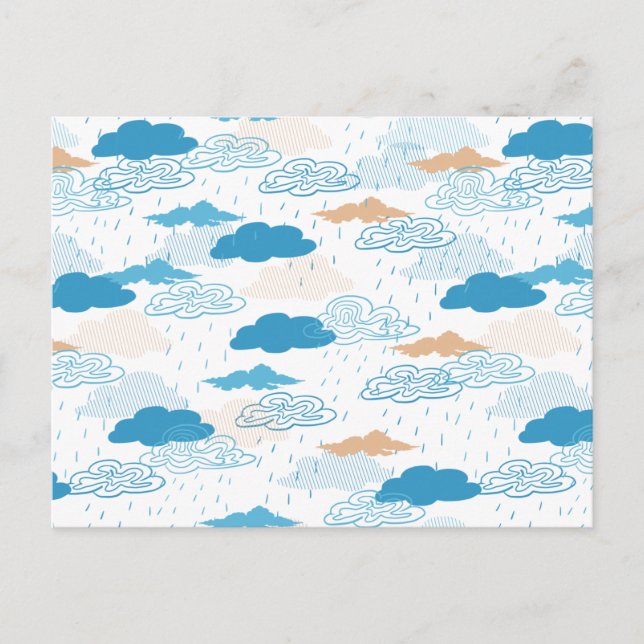 Postal Día lluvioso (Anverso)