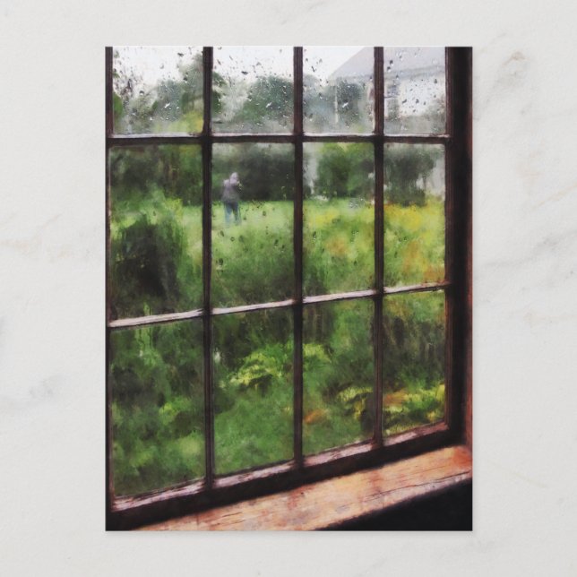 Postal Día lluvioso (Anverso)