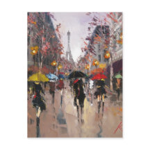 Día lluvioso en París