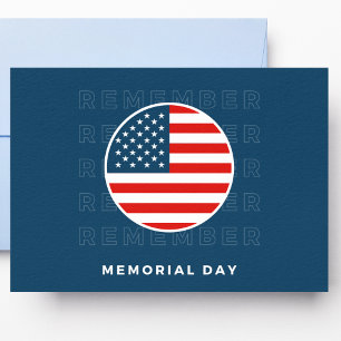 Postal Día Memorial Azul