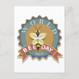 Postal Día Mundial de la Abeja 20 de mayo