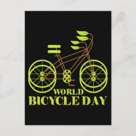 Postal Día Mundial de la Bicicleta