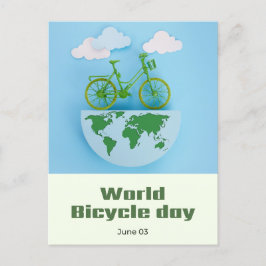 Postal Día Mundial de la Bicicleta