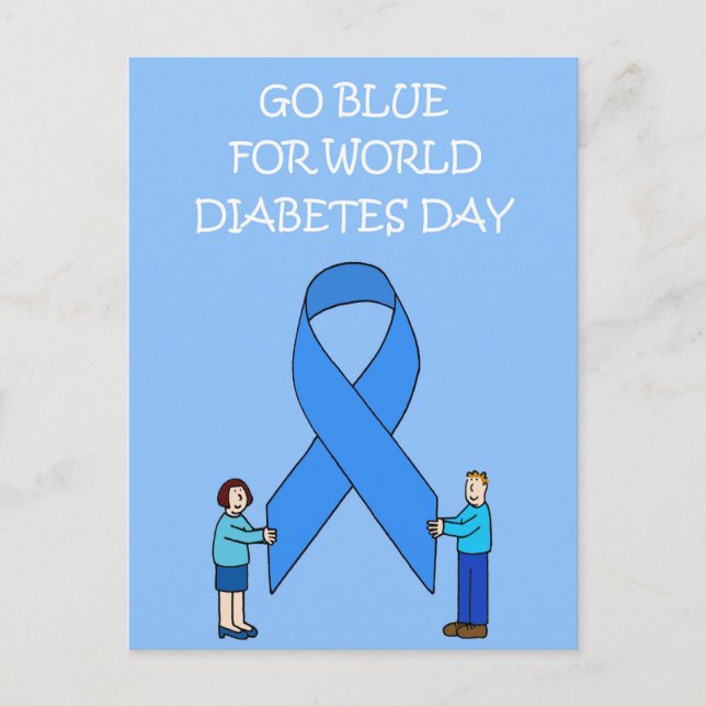 Postal Día Mundial de la Diabetes 14 de noviembre (Anverso)