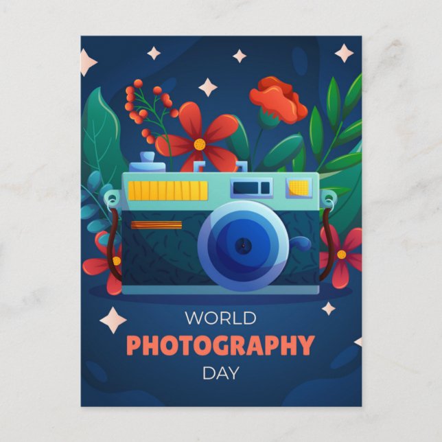 Postal Día Mundial de la Fotografía (Anverso)