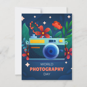 Postal Día Mundial de la Fotografía