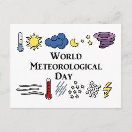 Postal Día Mundial de la Meteorología
