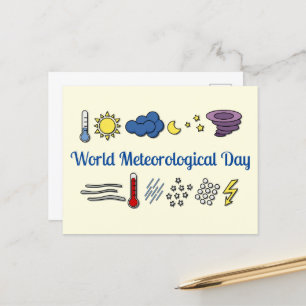 Postal Día Mundial de la Meteorología