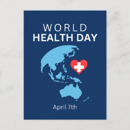 Postal Día Mundial de la Salud 7 de abril