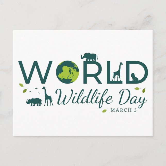 Postal Día Mundial de la Vida Silvestre (Anverso)