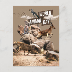 Postal Día Mundial de los Animales