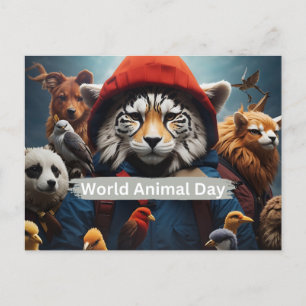 Postal Día Mundial de los Animales