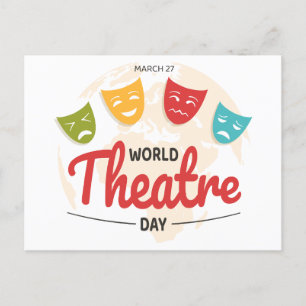 Postal Día Mundial del Teatro