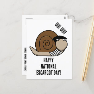 Postal Día Nacional de Escargot