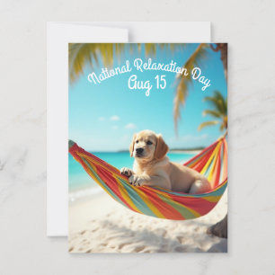 Postal Día Nacional de Relajación