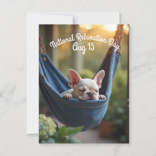 Postal Día Nacional de Relajación