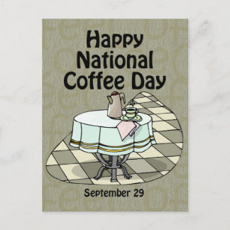 Postal Día Nacional del Café 29 de septiembre