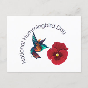 Postal Día Nacional del Hummingbird