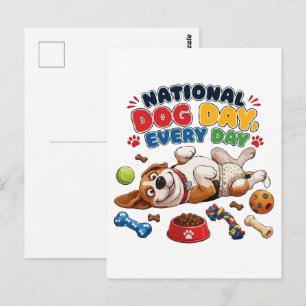 Postal Día Nacional del Perro Todos los Días