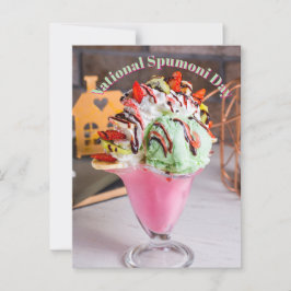 Postal Día Nacional del Spumoni