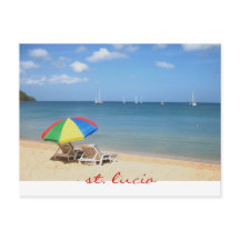 día perfecto e ideal en el paraíso, St Lucia