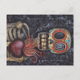 Postal Día sagrado del corazón de los muertos