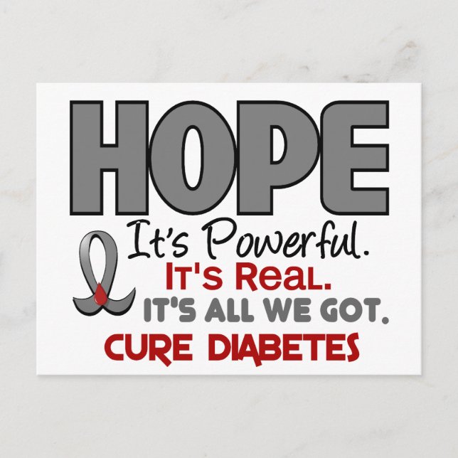 Postal Diabetes HOPE 1 (Anverso)