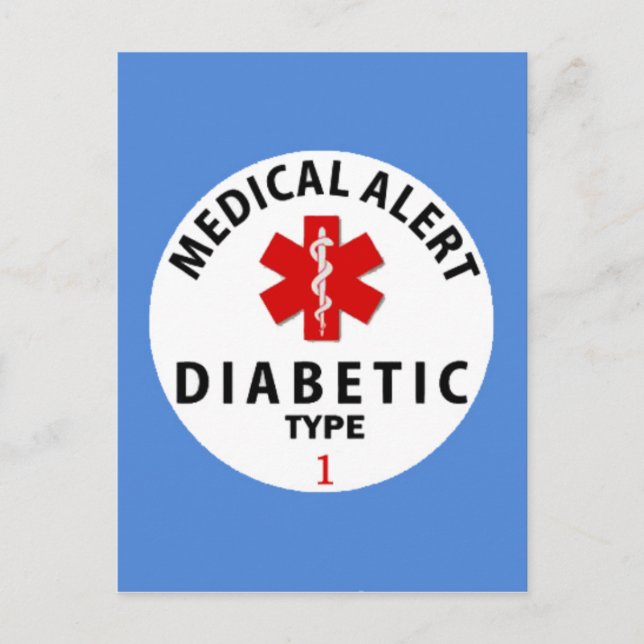 POSTAL DIABETES TIPO 1 (Anverso)