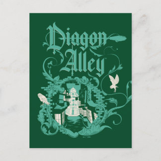 Postal DIAGON ALLEY™ Gráfico Vintage
