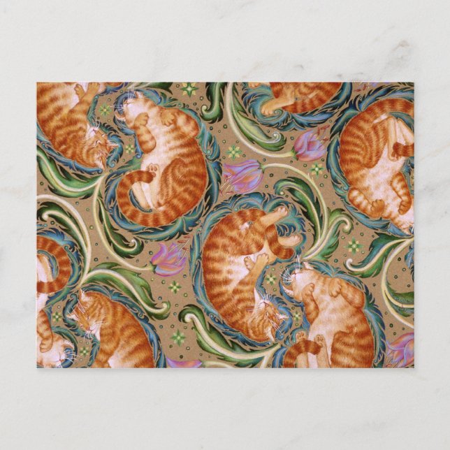 Postal Diagonal Paisley (Anverso)